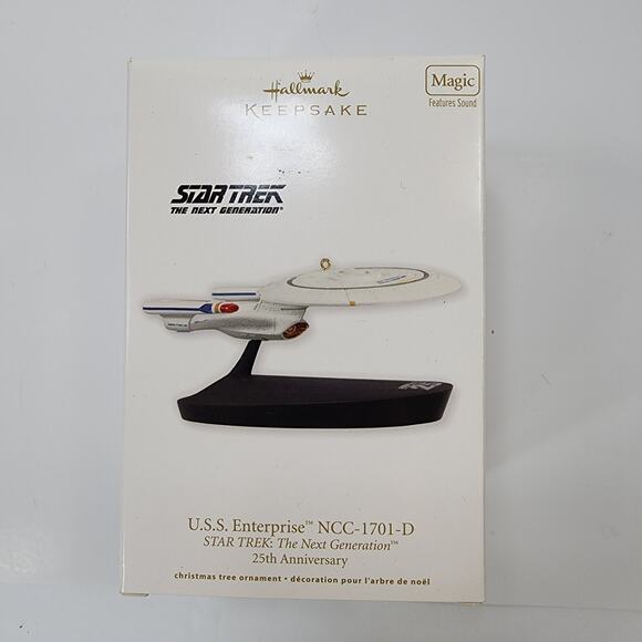 Hallmark Star Trek USS Enterprise NCC-1701-D Ornament - Picture 5 of 6